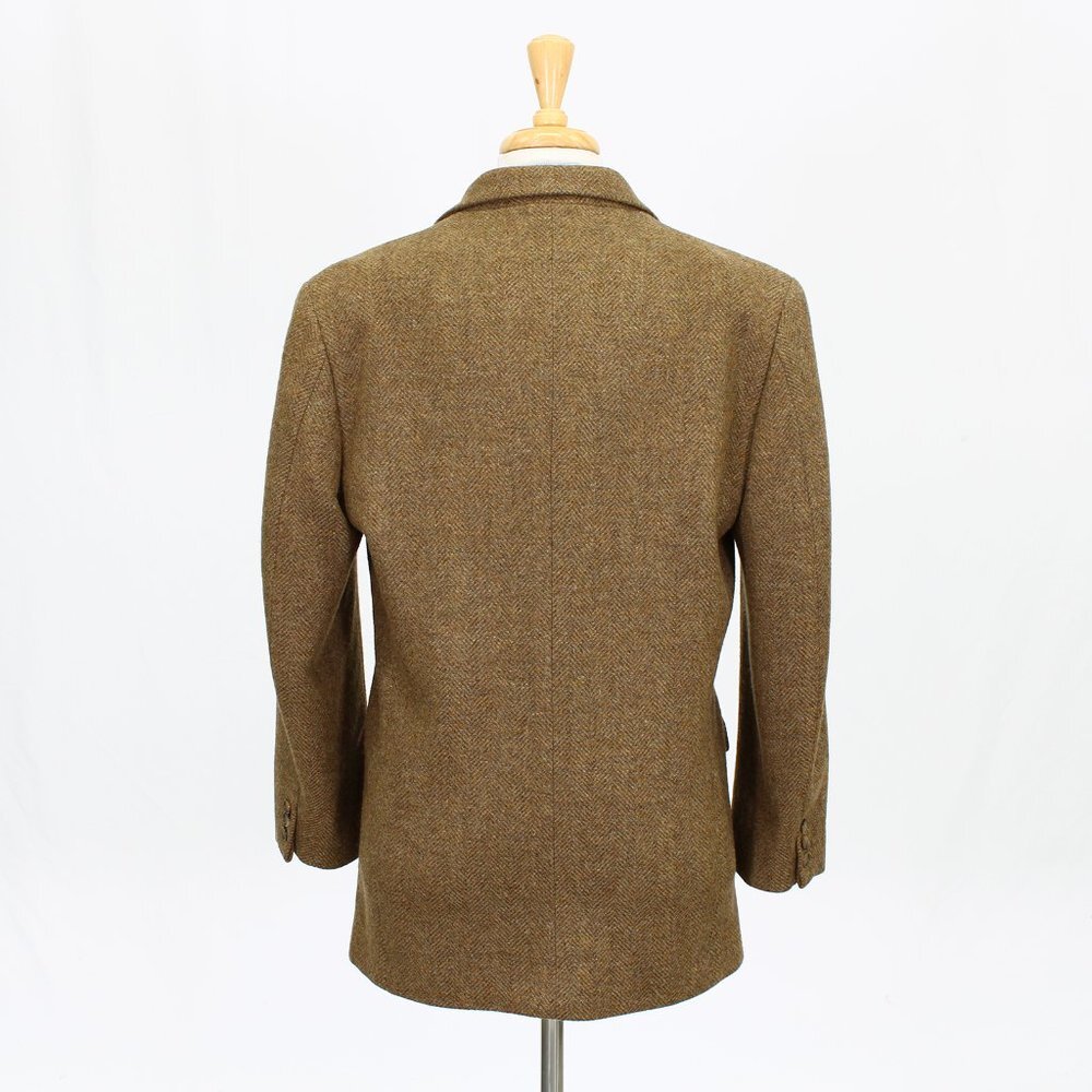 Perry Ellis 40R Brown Solid 3-Button Sport Coat Blazer Jacket V964 - Picture 7 of 11